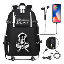 Promised Dream Island Usb Large Capacity Youth Student Backpack For Boys And Girls Leisure Travel Backpack