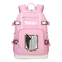 Giant Wings Of Cartoon And Anime Attack Youth Student Backpack, Leisure Travel Backpack
