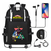 My Heroes Academy Usb Youth Student Backpack For Men And Women's Travel Backpacks