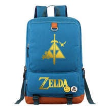 Golden Selda Kingdom Tear Print Youth Student School Bag Travel Bag Shoulder Travel Backpack