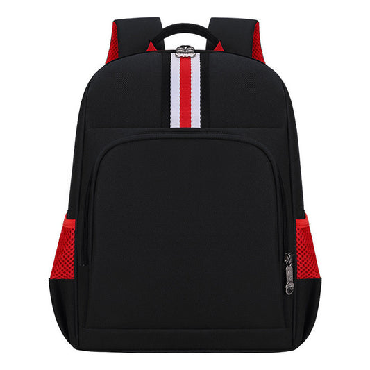 Kindergarten Backpack With British Style Children's Backpack Made Of Wear-resistant And High Elastic Oxford Material