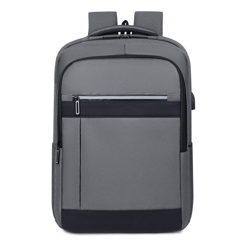 Backpack, Large Capacity Travel Bag, Business Computer Bag, Male Student Backpack, Simple And Casual Backpack