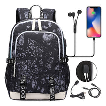 Usb Youth Primary And Secondary School Student Backpack For Men And Women's Leisure Sports Backpack
