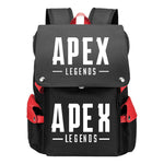 Apex Hero Print Usb Charging Cap Head Style Student School Bag Casual Backpack