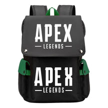 Apex Hero Print Usb Charging Cap Head Style Student School Bag Casual Backpack