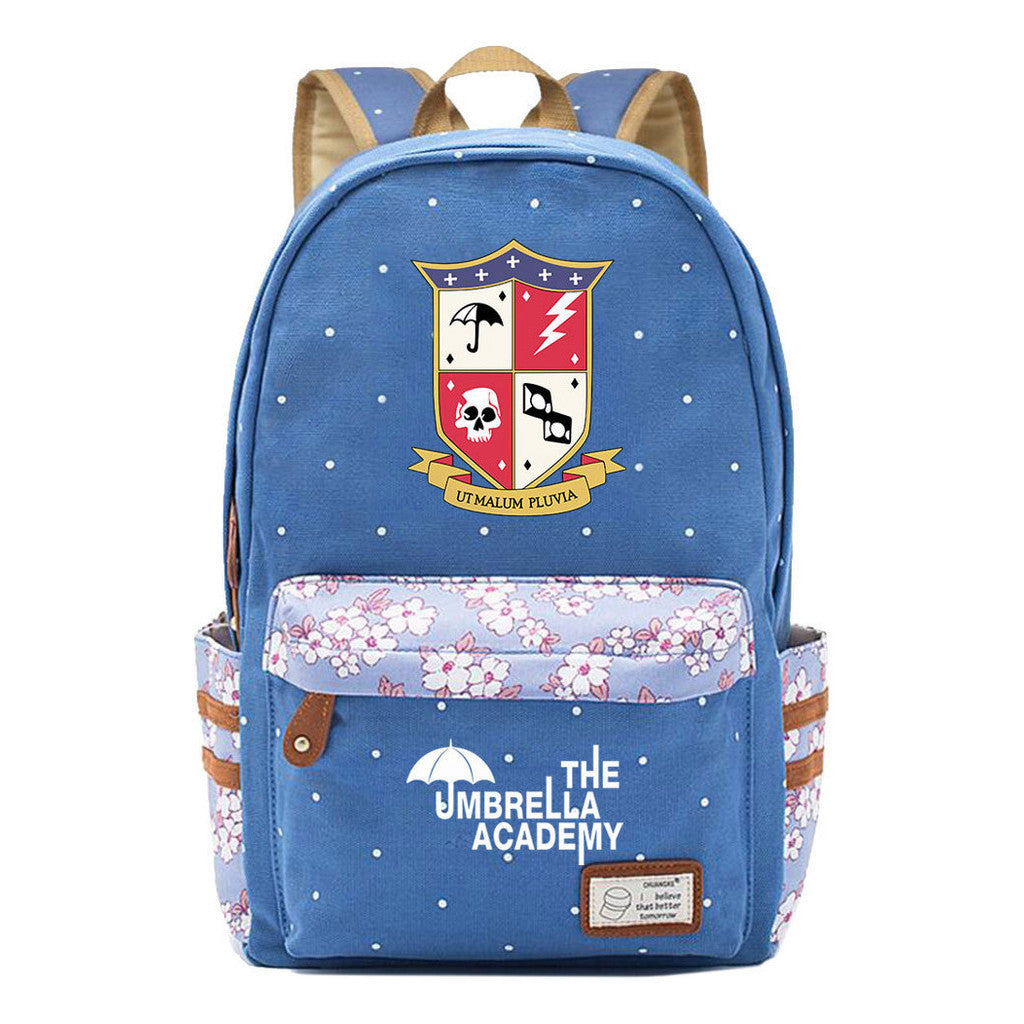 Printed Teenage Girls Backpack, Fashionable And Casual Backpack
