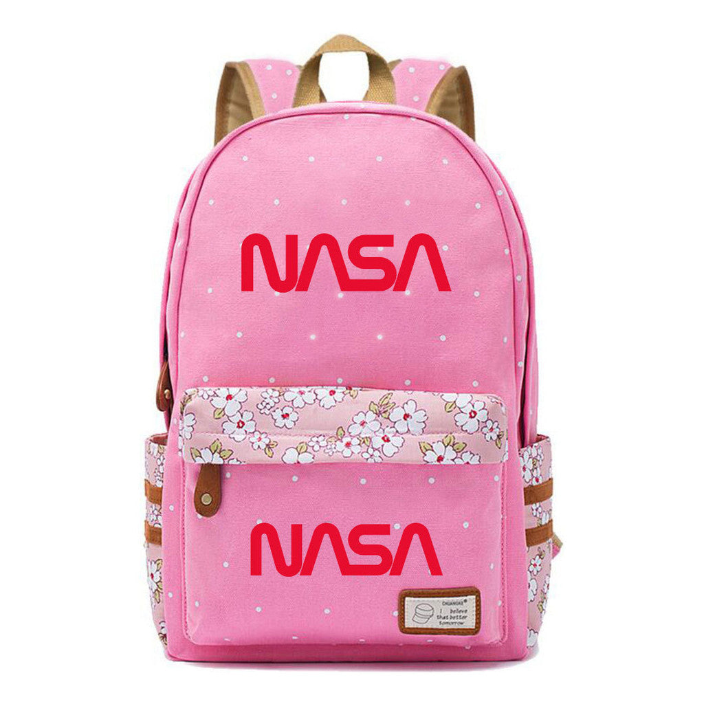 Fashionable Printed Student Backpack From Nasa, Casual Backpack