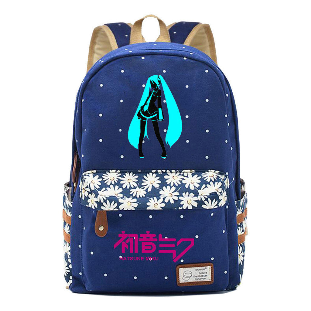 Printed Teenage Primary And Secondary School Backpack For Girls, Casual Backpack