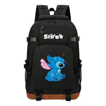 Anime Star Baby Stitch Printed Student Backpack Men And Women's Leisure Travel Backpack