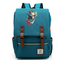 Anime My Heroes Academy Printed Youth School Bag For Men And Women Leisure Belt Buckle Classic Backpack