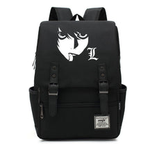 Manga Death Note Youth Student School Bag Men's And Women's Leisure Belt Buckle Backpack
