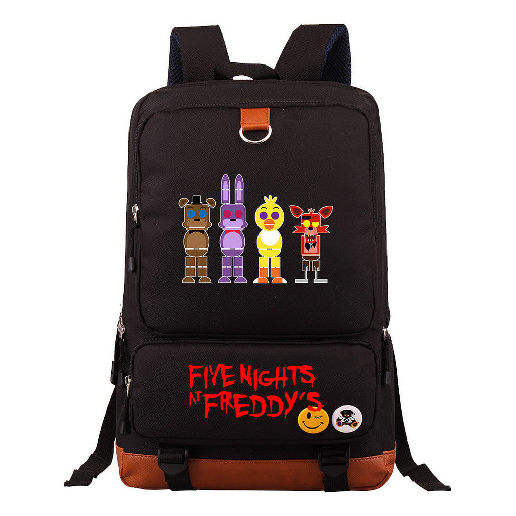 Toy Bear Game Printed Youth Student School Bag Large Capacity Travel Bag Men's And Women's Backpack
