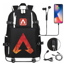Game Apex Hero Print Usb Large Capacity Youth Student School Bag Men's And Women's Leisure Travel Backpack