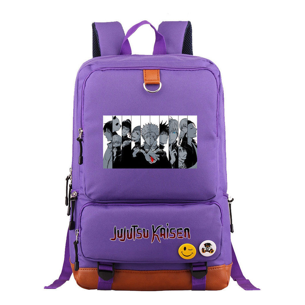 Cartoon And Manga Teenage Student Backpack, Men's And Women's Backpack, Travel Bag