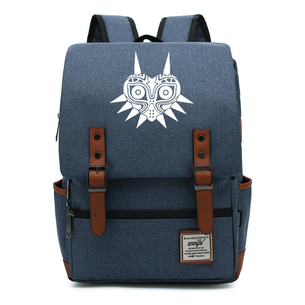 Printed Youth Student Backpack For Men And Women's Casual Classic Backpack