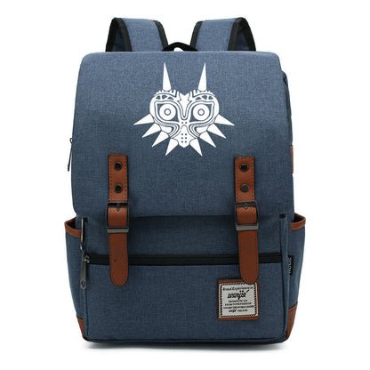 Printed Youth Student Backpack For Men And Women's Casual Classic Backpack