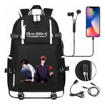 Death Note Usb Large Capacity Youth Student Backpack Men's And Women's Leisure Travel Backpack