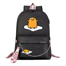 Lazy Egg Usb Youth Student Backpack For Men And Women's Leisure Travel Backpack