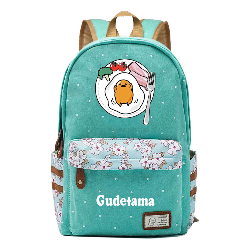 Egg Yolk Lazy Egg Teenage Girls Student Backpack Leisure Backpack