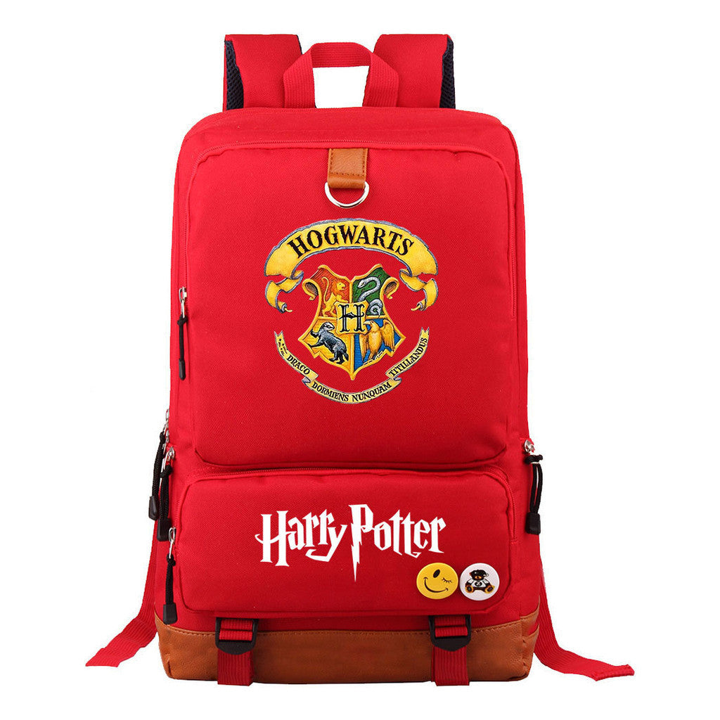 School Of Witchcraft And Wizardry Youth Student School Bag Large Capacity Travel Bag Men's And Women's Backpack