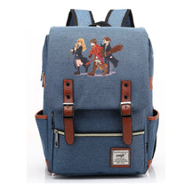 School Of Witchcraft And Wizardry Printed Youth Student School Bag Casual Belt Buckle Classic Backpack