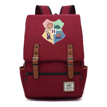 School Of Magic Printed Schoolbags For Young Students, Casual Belt Buckles And Classic Backpacks
