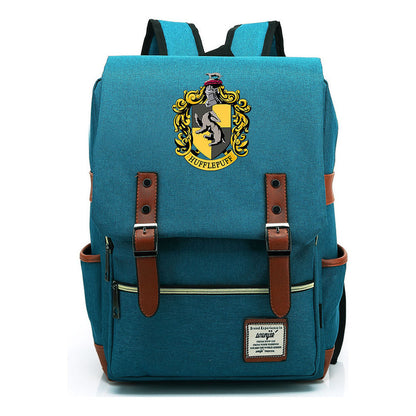 School Of Magic Printed Schoolbags For Men And Women Leisure Belt Buckle Classic Backpack 38*27*12.5cm