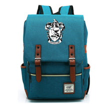 School Of Witchcraft And Wizardry Printed Youth School Bag Casual Belt Buckle Classic Backpack 38*27*12.5cm