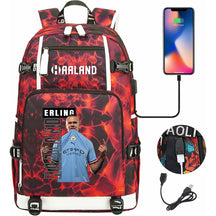 Basketball Star Harland Printed Youth Student Backpack With Large Capacity Leisure Travel Backpack