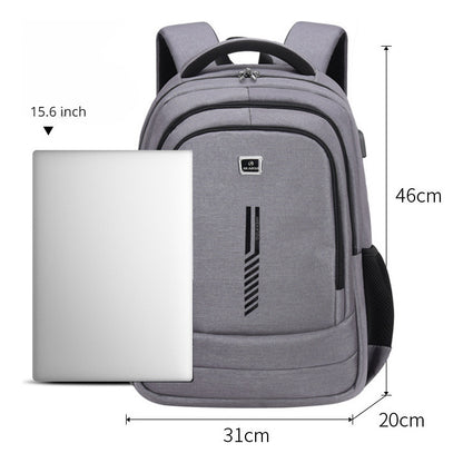 Usb Shoulder Bag, Business And Leisure Bag, Large Capacity Computer Bag, Travel Backpack, Load Reducing Student Backpack