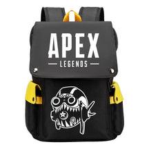 Apex Hero Print Usb Charging Head Youth School Bag Casual Backpack