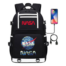 Printed Usb Youth School Bag Backpack Leisure Travel Backpack