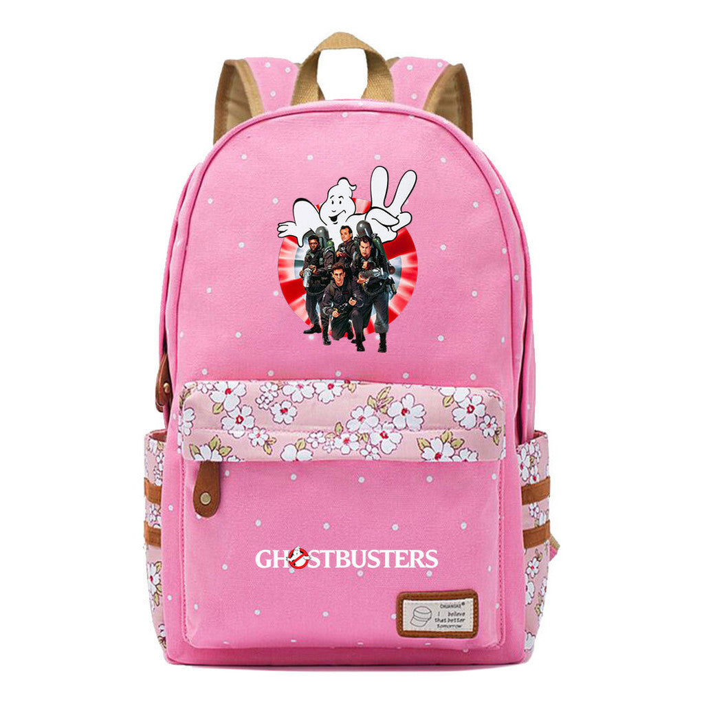 Devil Print Girl Backpack, Fashionable And Casual Backpack