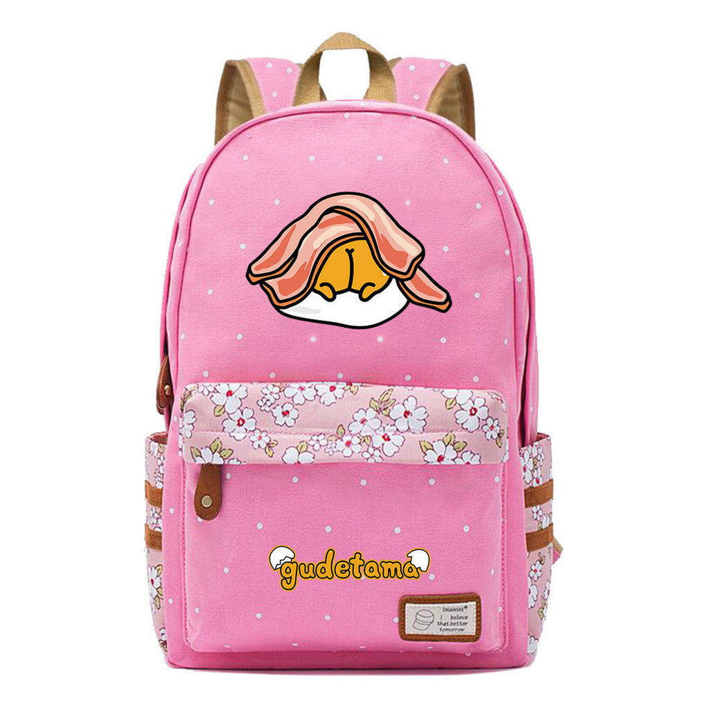 Cartoon Day Marvel Egg Yolk Student School Bag Leisure Backpack