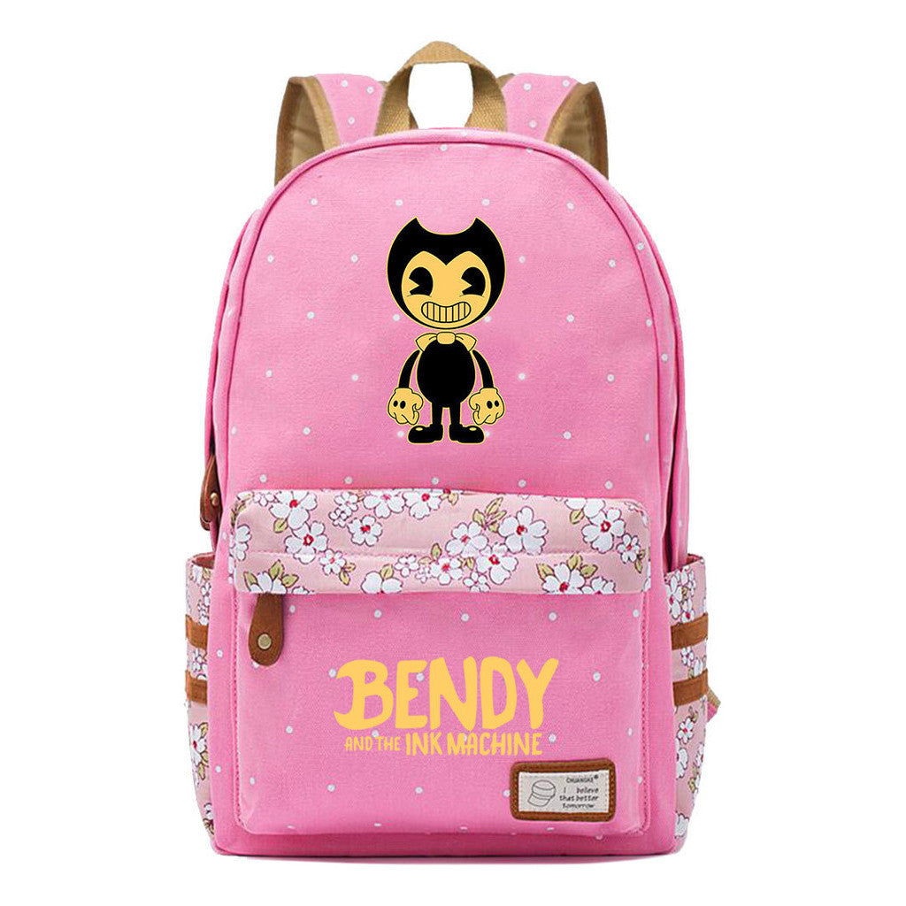 Game Bandy And Impression Machine Youth Student School Bag Fragmented Flower Men's And Women's Backpack