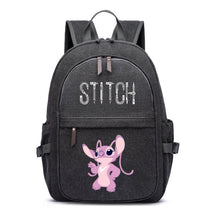 Anime Star Baby Stitch Printed Youth Student Backpack For Men And Women With Casual Woven Straps Backpack