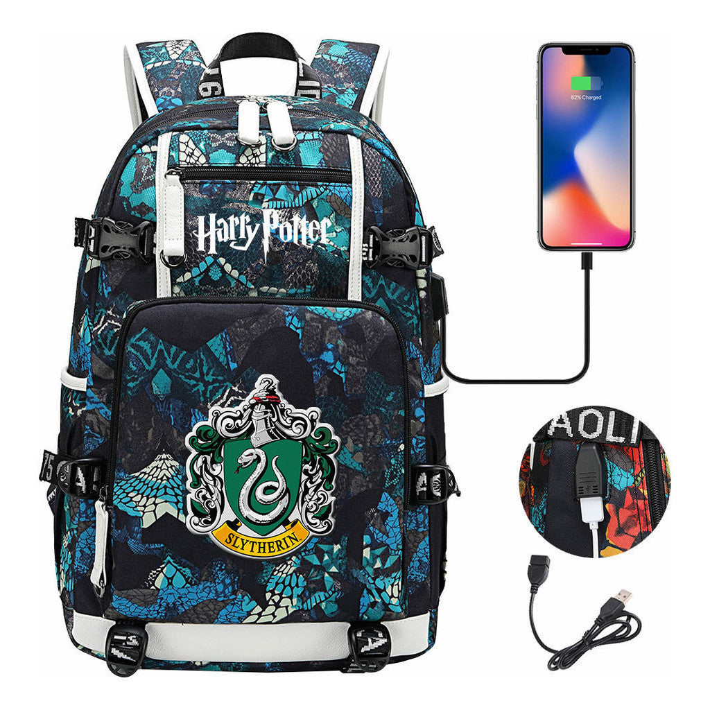 Magic School Usb Youth Student Backpack For Men And Women Leisure Travel Backpack