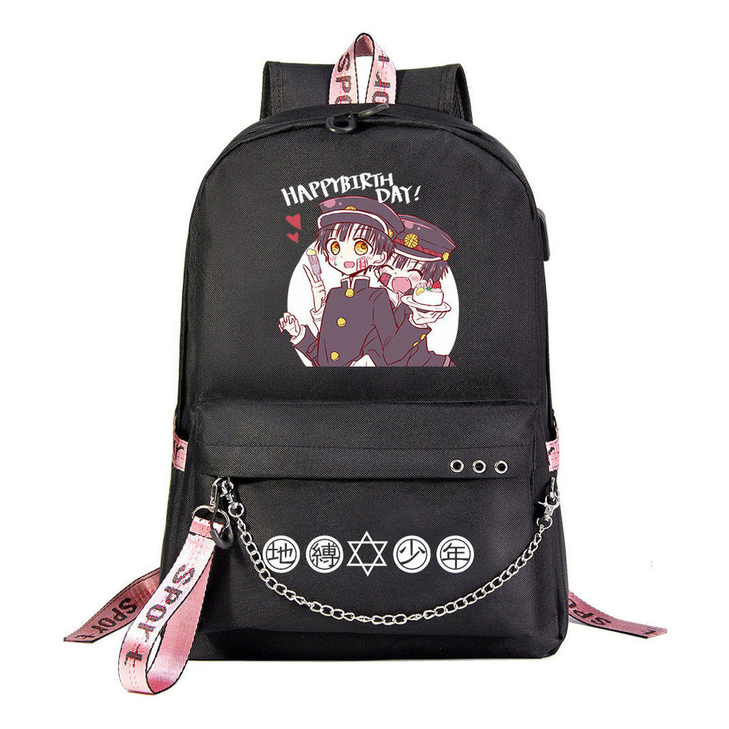 Usb Youth Student Backpack For Men And Women's Leisure Travel Backpack