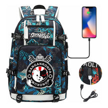 Bullet Theory Breaks Usb Large Capacity Youth Student Backpack Men's And Women's Leisure Travel Backpack