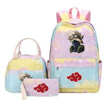Naruto Girls School Bag Lunch Bag Three Piece Set Backpack Set