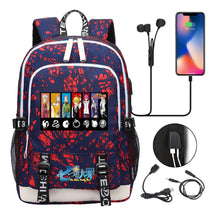 Junior Student Backpack Usb Leisure Backpack For Boys And Girls
