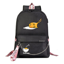 Lazy Egg Usb Youth Student Backpack For Boys And Girls Leisure Travel Backpack