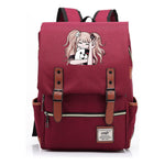 Printed Teenage Student Backpack For Men And Women With Casual Belt Buckle Classic Backpack