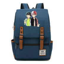 Anime My Heroes Academy Printed Youth Student School Bag Casual Belt Buckle Classic Backpack