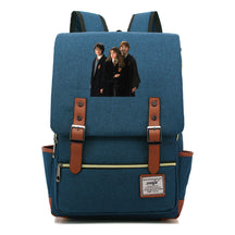 Academy Of Magic Print Teen Student School Bag For Men And Women Casual Belt Buckle Classic Backpack