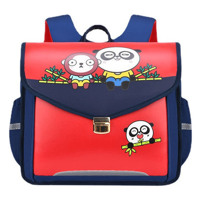 Children's Backpack Cartoon Backpack Horizontal Version Elementary School Backpack Spine Protection