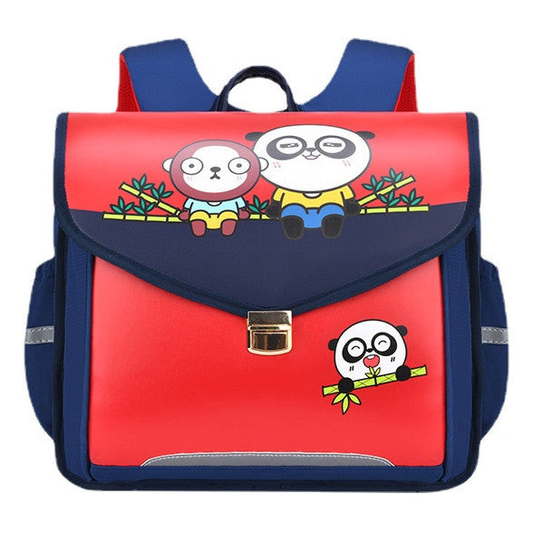 Children's Backpack Cartoon Backpack Horizontal Version Elementary School Backpack Spine Protection