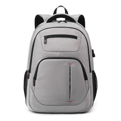 Student Backpack, Large Capacity Travel Bag, Computer Bag, Minimalist Oxford Cloth Backpack