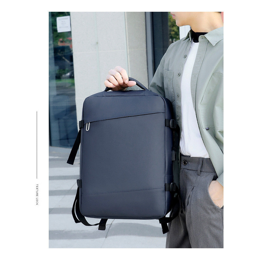 Usb Shoulder Bag For Women, Large Capacity And Minimalist Luggage Bag, Travel Backpack, Expansion Backpack