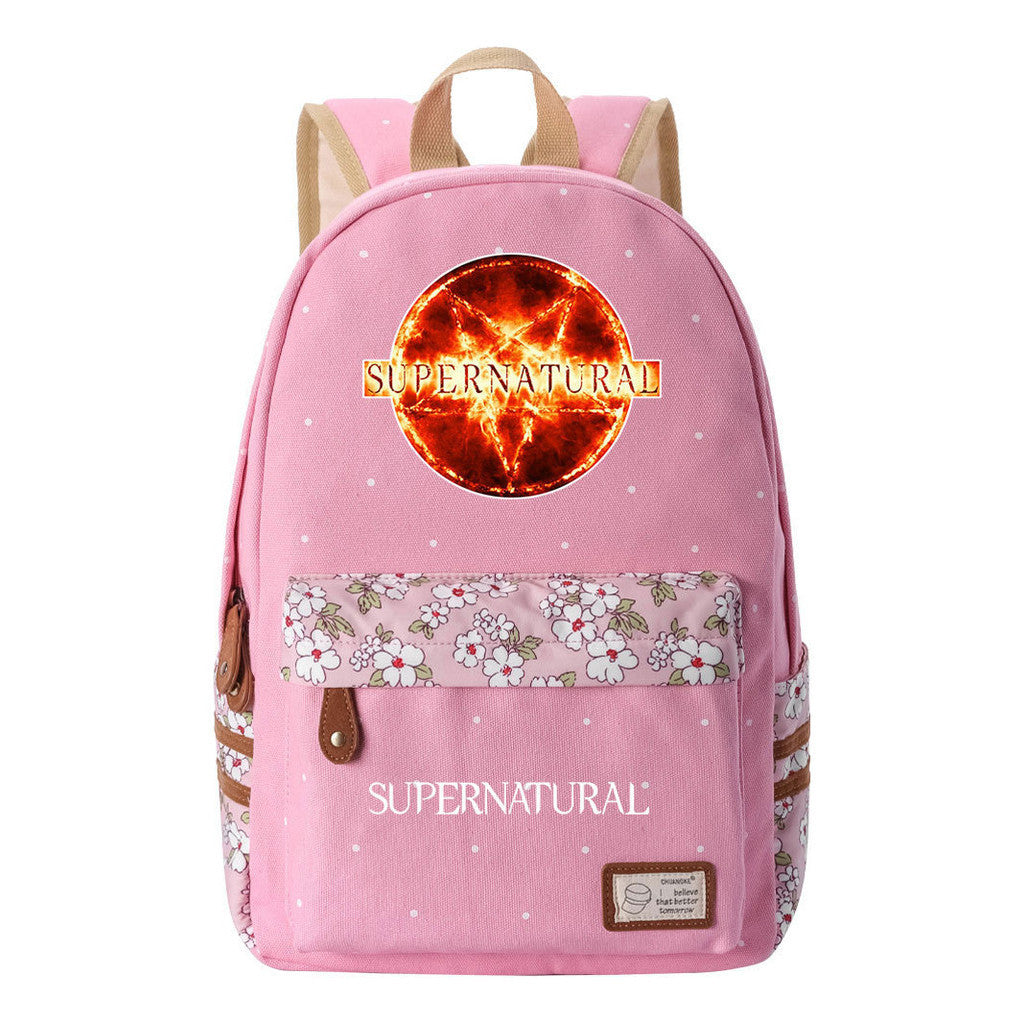 Evil Power Printed Student School Bag Fashion Casual Backpack
